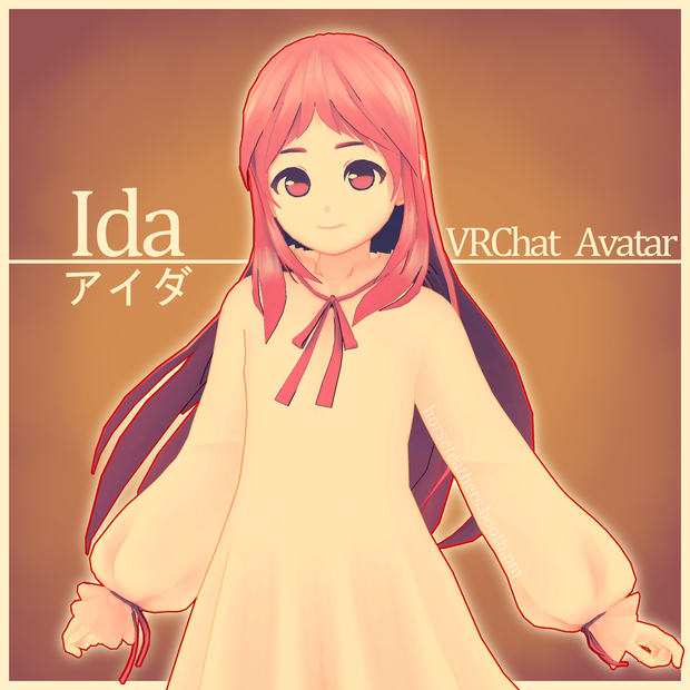 [Ida] 3D Model (VRChat Avatar)