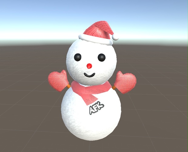 無料だよ！【3Dモデル】AFKスノーマン(AFK_Snowman)[FBX形式