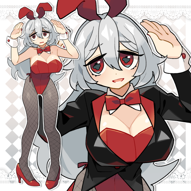 赤バニーさん立ち絵