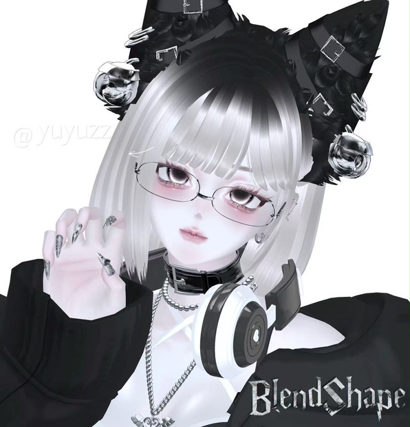 VRCHAT-ルミナ - LUMINA-6 -Face-BlendShape