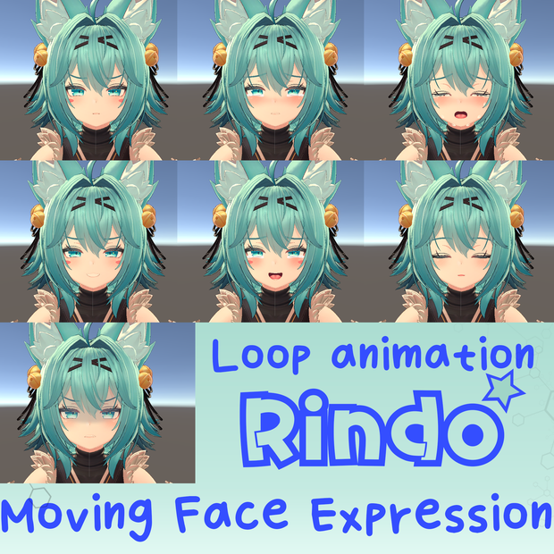 Rindo『竜胆』Moving Face Expression