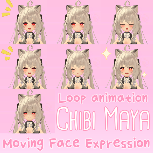 ちび舞夜『Chibi Maya』Moving Facial expression