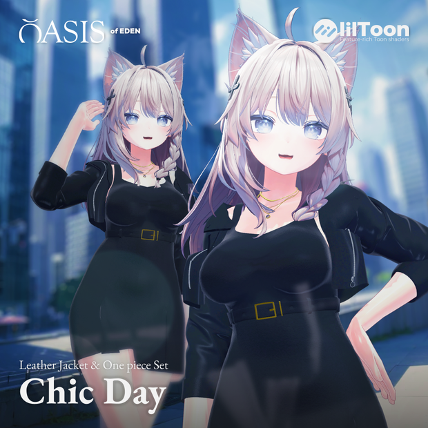 【5アバター対応】 Chic Day Dress 「EDEN Oasis」 