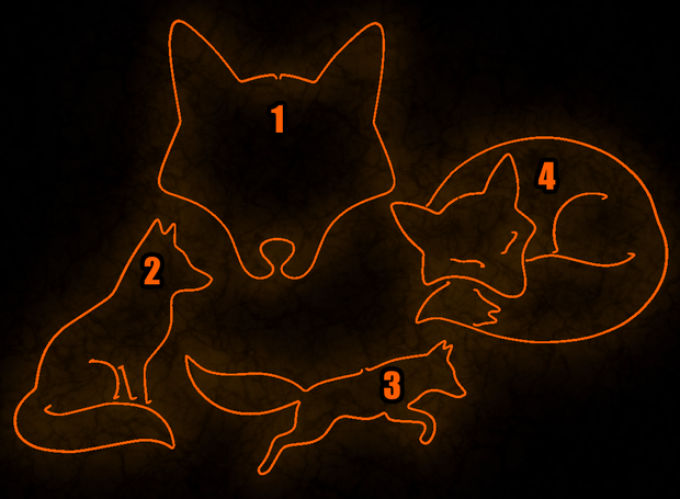 3D Fox Neon Signs