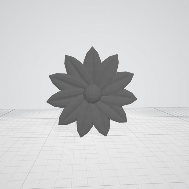 3dモデル　花　obj fbx