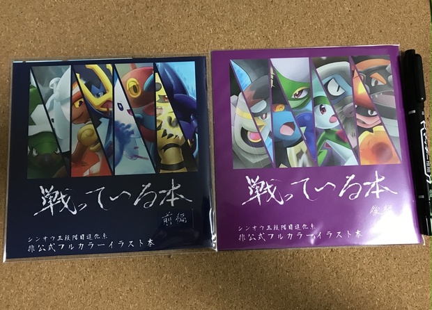 シンオウ三段階目進化系イラスト本 戦っている本 Catsupers Booth