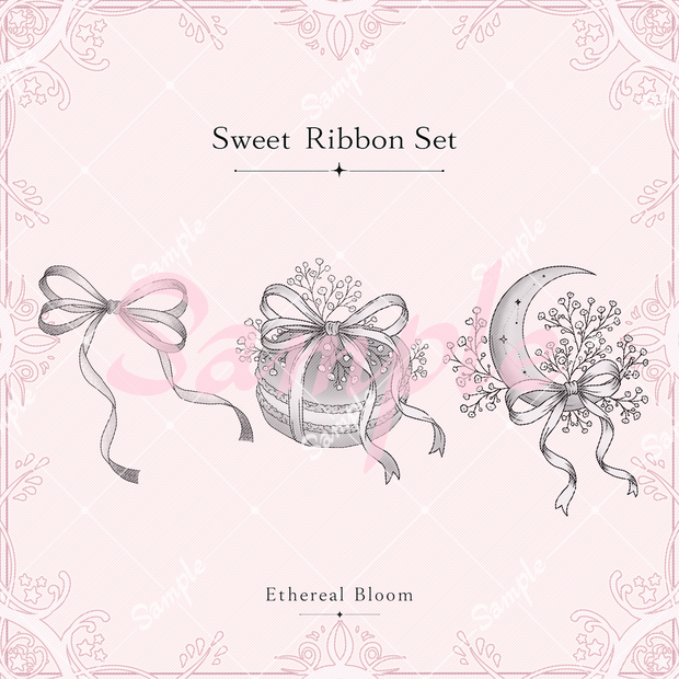 tattoo texture【Sweet Ribbon Set】