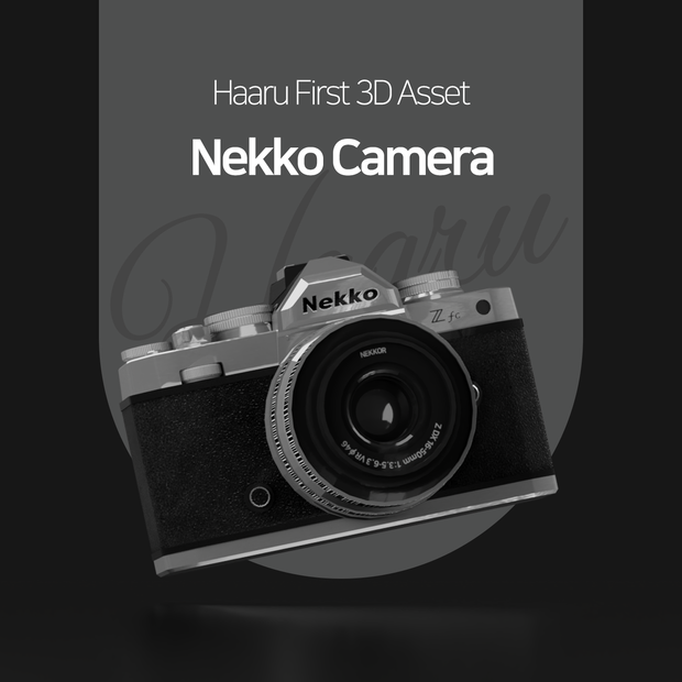 [無料3D] Nekkoカメラ / [Free] Camera 3D Asset
