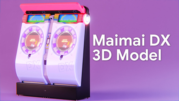 maimai DX arcade 3D Model /maimai アーケード3Dモデル