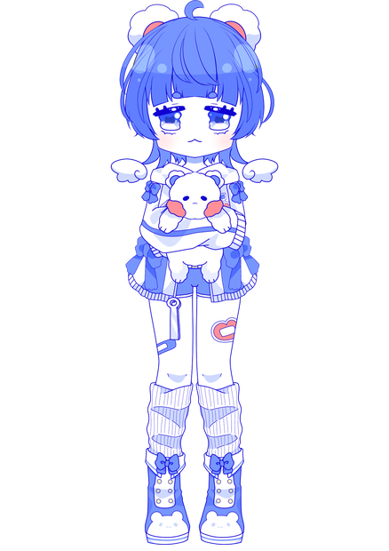 【VtubeStudio対応】オリジナル女の子/Kuma