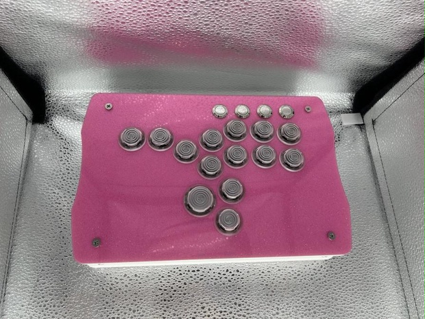 KD-03 RPPFB ピンクラメ　１０ボタンカスタム( PCとSwitch対応）