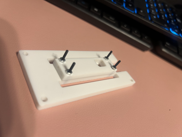 Raspberry Pi Pico用ブラケット ホワイト