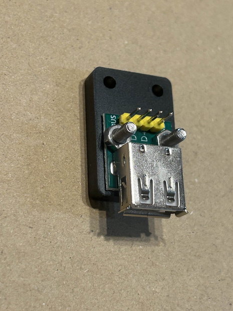 Raspberry Pi PICO （GP2040-CE)　USBパススルーコネクター　配線付
