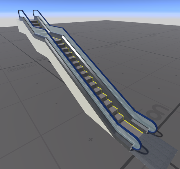 【VRChatワールドギミック】Quest対応 エスカレーターギミック【UdonEscalator】