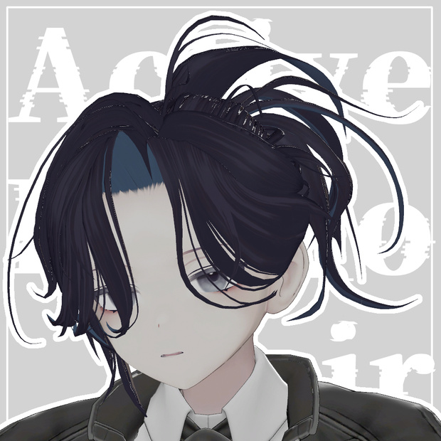 【Menno3D】ActiveDangoHair（freecollar）