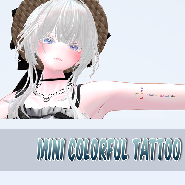 [VRChat] Free Mini Colorful Tattoo 