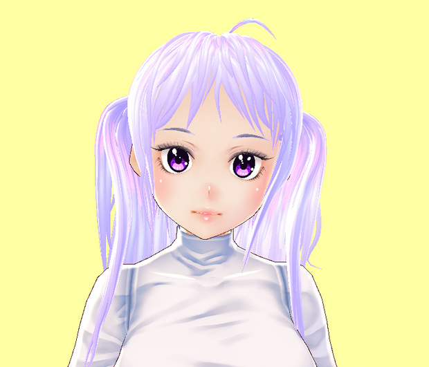 Vroid Hair Pigtails Preset 0 ヘア