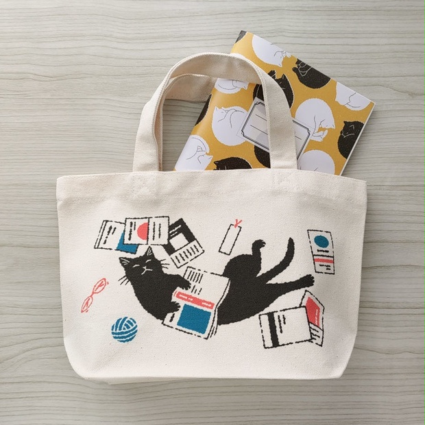 猫雑貨 ランチバッグ 猫トート - chichiridesign 猫 トート