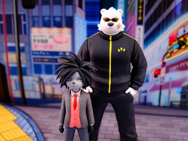 オッドタクシー ヤノ&関口 - Yawn rabbits - BOOTH