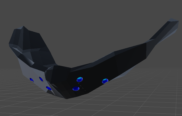 [VRChat想定]機関長式顎用装甲「Over Grit Armor」
