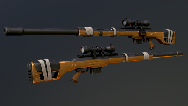 Warfare Magnum British Stylized Sniper Gun