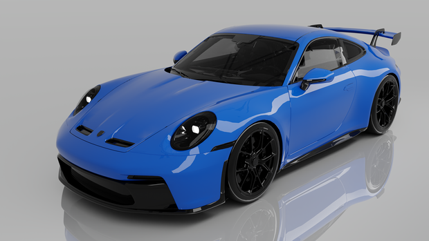 Porsche 911 GT3 Style Blue Sports