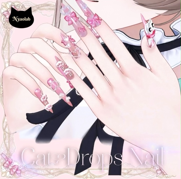 【MA対応】Cat♡Drops Nail ちゅるん肉球ネイル