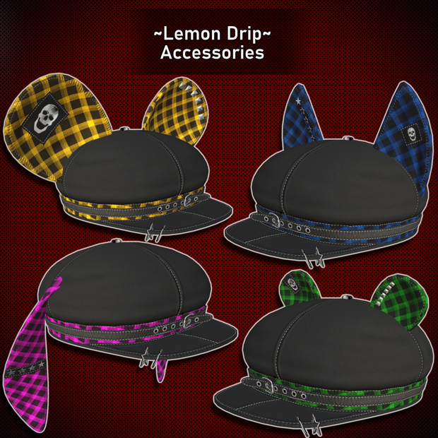 ~Lemon Drip~ Accessories - Hat || ～レモンドリップ～ アクセサリ - 帽子
