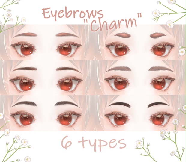 Vroid - Eyebrows set 