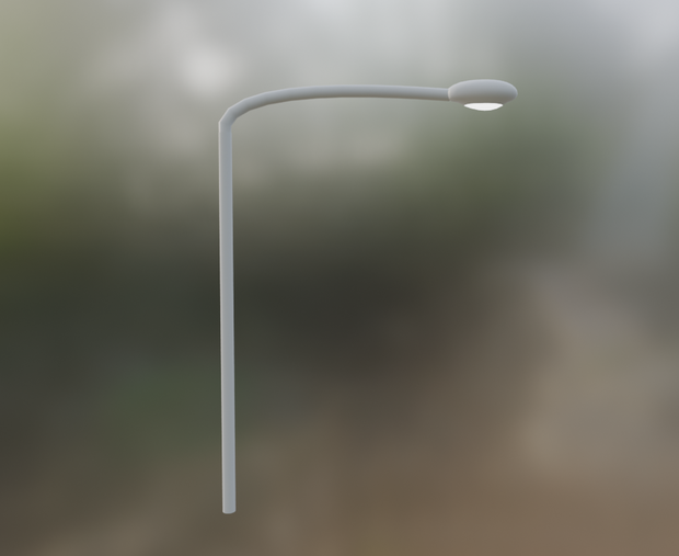 【無料】街灯（blend,fbx）
