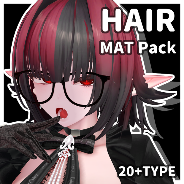 【YaokiSub Break Point 断点】 Hair Texture 20+ Variations