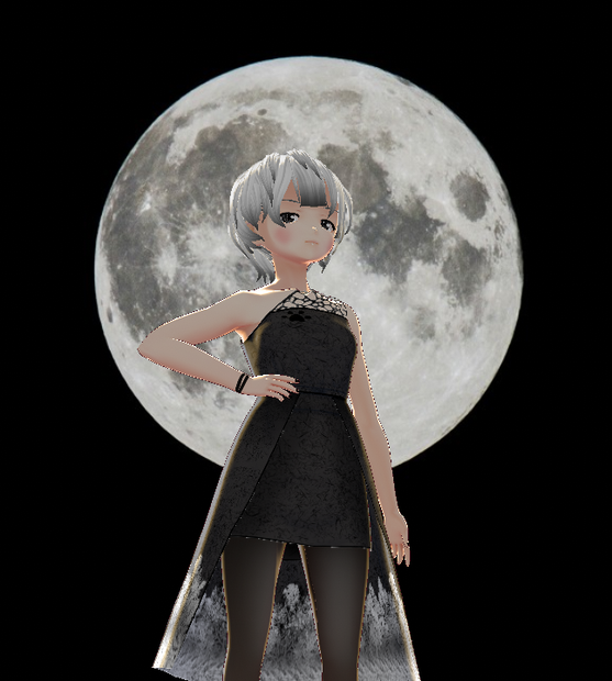 [vroid] Moonlight dress