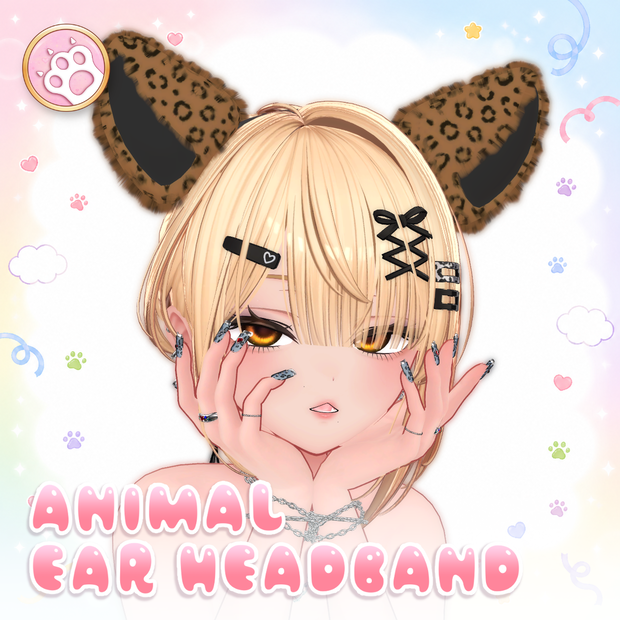[Prop]🐾Animal Ear Headband_heartbeat