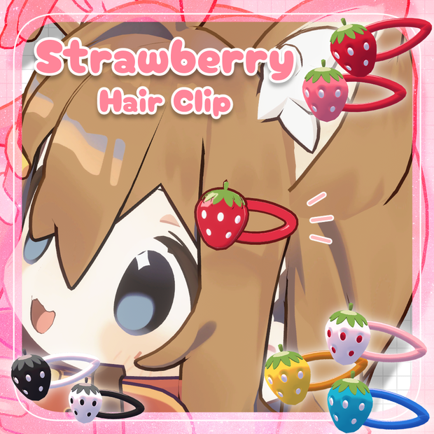 Strawberry Hair Clip