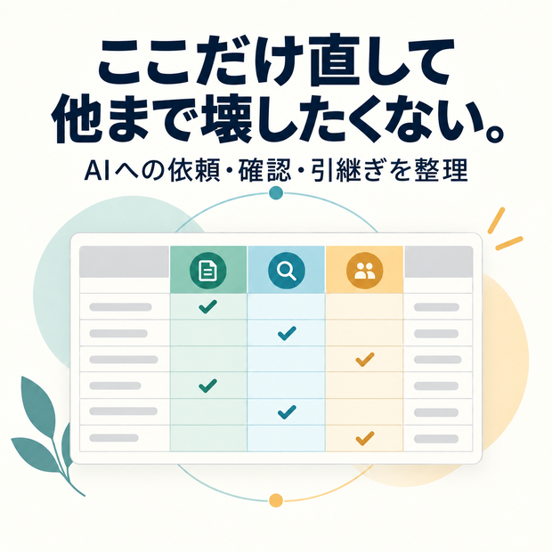 ChatGPT・Codexで既存のGoogleスプレッドシート/GASを直す前に｜改修管理シート
