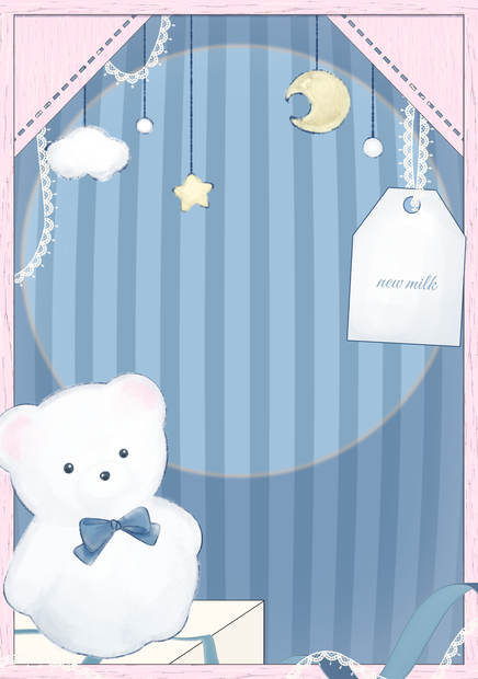 ꒰ ネットプリント素材 ꒱‬ こぐまのひみつきち