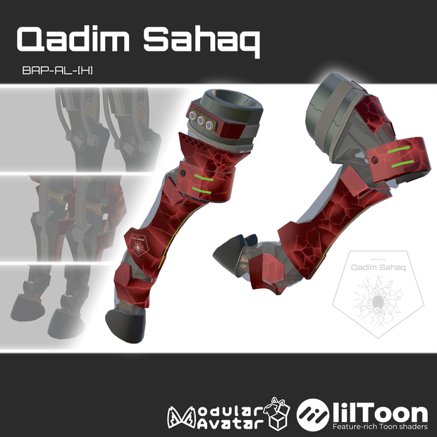 【VRChat向け衣装】 Qadim Sahaq 【義足】