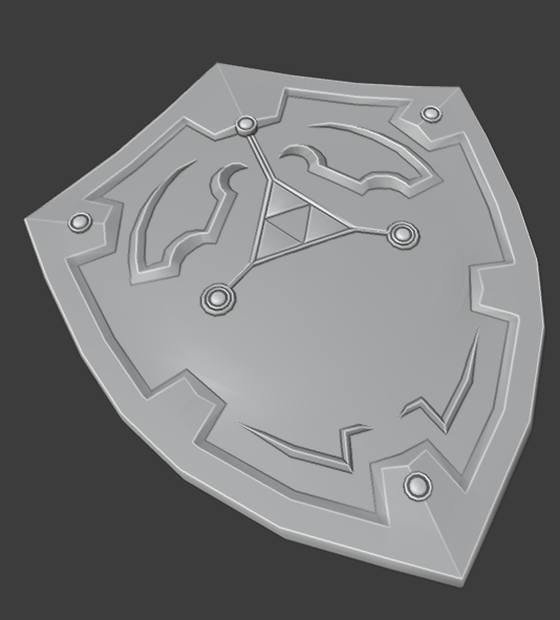 Hylian Shield - Link's Shield From Zelda / ゼルダの伝説からのリンクのハイリアンシールド