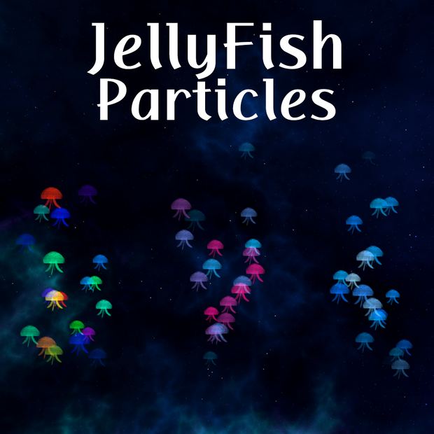 JellyFishParticles（クラゲのパーティクル）3色＜Particle System(Shuriken)＞