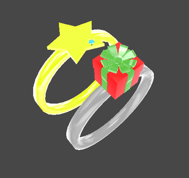 【VRChat】クリスマスの指輪【無料】