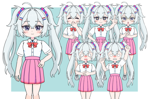 【二次創作】コシラズ立ち絵素材