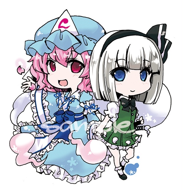 東方project＊西行寺幽々子＆魂魄妖夢＊アクリルキーホルダー - T.RX - BOOTH