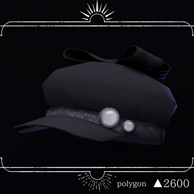 【VRChat想定】リボンキャスケット-Ribbon casket-【色違い5種セット】