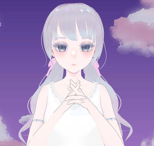 【限定1点】オリジナル3Dモデル ふんわり透明感少女【販売終了】