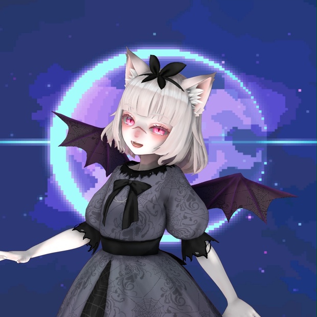 【無料 / Free】ハロウィンウェブウィング - ねっこのバーチャルなみせ - BOOTH