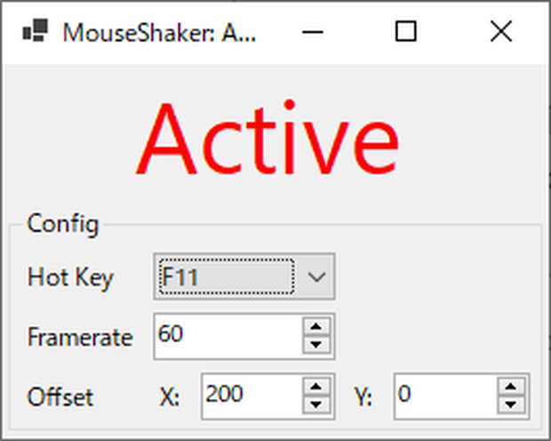 MouseShaker（マウス振動ツール）