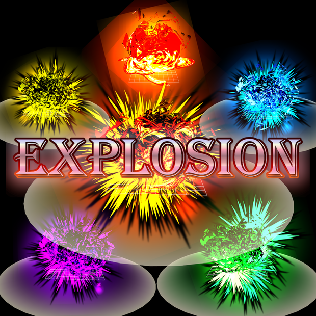 プレミアム炎エフェクト【Explosion】