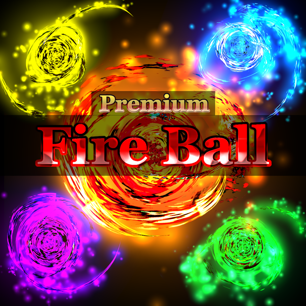 Effekseer製　プレミアム炎エフェクト【FireBall】