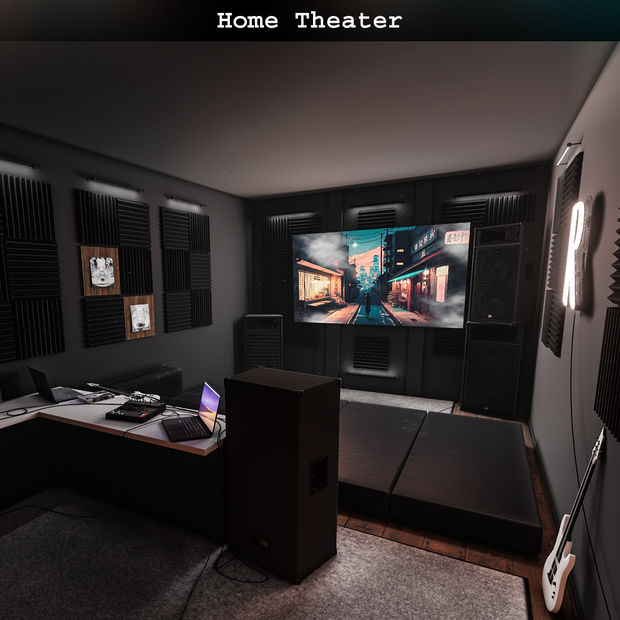 Rinvo's Home Theater (PC/PCVR/Quest VRChat World) - New Videoplayer update!