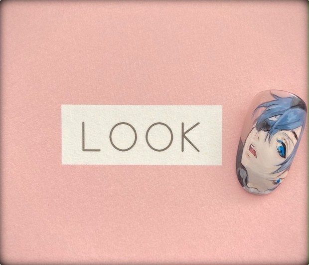 黒執事 シエル ファントムハイヴ 痛ネイルチップ ８月 のネイルチップ Booth